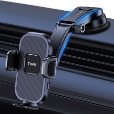 TOPK D38C autós telefon tartó műszerfalra mobiltelefon kellék