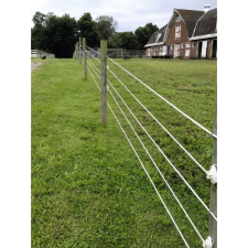  TopLine vezeték lovaknak, 200 m, 6 mm, fehér haszonállat felszerelés