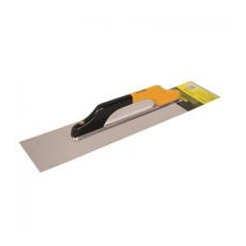 Topmaster glettvas fanyéllel 600 x 130 mm inox (6113499) kőműves és burkoló szerszám