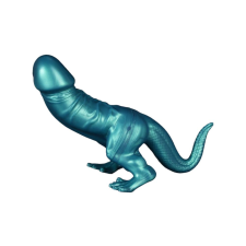 Toppedmonster - dinoszaurusz szilikon dildó - 26 cm (türkiz) műpénisz, dildó