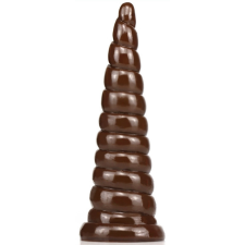 Toppedmonster Wikly Plug – prémium barna vibráló anális kényeztető vibrátorok