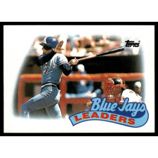 Topps 1989-1990 Topps #201 Blue Jays Leaders - Kelly Gruber gyűjthető kártya