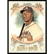 Topps 2021-2022 Topps Allen &amp; Ginter #43 Ozzie Albies gyűjthető kártya
