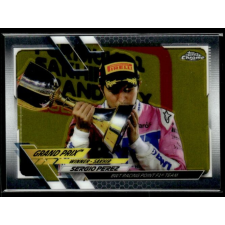 Topps 2021 Topps Chrome Formula 1 GRAND PRIX WINNERS #153 Sergio Perez gyűjthető kártya