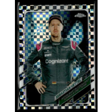 Topps 2021 Topps Chrome Formula 1 Racing Checker Flag #7 Sebastian Vettel gyűjthető kártya