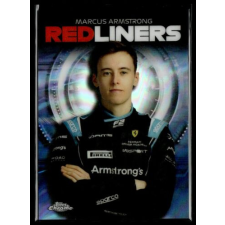 Topps 2021 Topps Chrome Formula 1 Racing Redliners #RL-11 Marcus Armstrong gyűjthető kártya