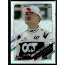 Topps 2021 Topps Chrome Formula 1 Racing Refractor #49 Yuki Tsunoda gyűjthető kártya
