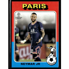 Topps 2021 Topps UEFA Champions League 1975-76 Topps Footballers #75-12 Neymar Jr gyűjthető kártya