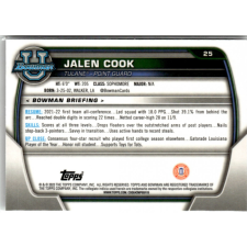 Topps 2022-23 Bowman Chrome University #25 Jalen Cook gyűjthető kártya