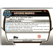 Topps 2022-23 Bowman Chrome University #45 Arterio Morris gyűjthető kártya