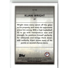 Topps 2022-23 Bowman Chrome University Skyscraping #S-13 Kijani Wright gyűjthető kártya