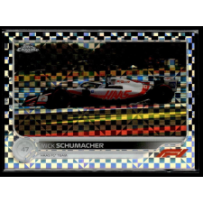 Topps 2022 Topps Chrome Formula 1 Checker Flag Refractors F1 DRIVERS #127 Mick Schumacher gyűjthető kártya