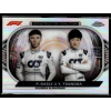 Topps 2022 Topps Chrome Formula 1 Racing Constructors Coalition #CC-AT Pierre Gasly/Yuki Tsunoda