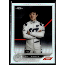 Topps 2022 Topps Chrome Formula 1 Racing Refractor #61 Yuki Tsunoda gyűjthető kártya