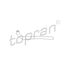 TOPRAN Hűtőcső TOPRAN 102 723 vízhűtő