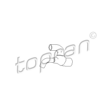 TOPRAN Hűtőcső TOPRAN 206 658 vízhűtő