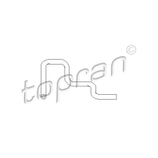 TOPRAN Hűtőcső TOPRAN 501 572 vízhűtő