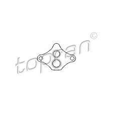 TOPRAN Tömítés, AGR szelep TOPRAN 206 614 kipufogó alkatrész