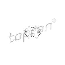 TOPRAN Tömítés, üresjárati szabályzószelep-levegő ellátás TOPRAN 205 637 kormányvezérlő és kiegészítői