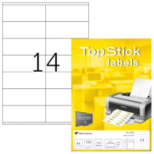 TopStick Etikett címke Topstick 105x41 mm szegély nélküli 100 ív etikett