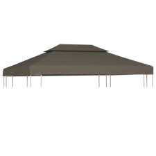  Tópszínű kétszintes pavilon tetőponyva 310 g/m², 4 x 3 m barkácsgép tartozék