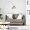  tópszínű szövet loveseat kanapé 111 cm