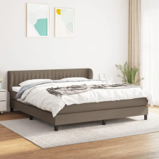  tópszínű szövet rugós ágy matraccal 160 x 200 cm ágy és ágykellék