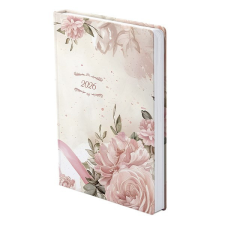 TOPTIMER Határidőnapló TOPTIMER Joy J022 B/6 napi fehér lapos Rózsaszín 3D 2026. határidőnapló