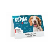 TOPTIMER Naptár, asztali, álló, TOPTIMER, \"Kutyák\" naptár, kalendárium