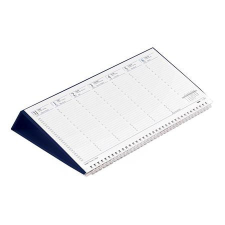 TOPTIMER Naptár, asztali, fekvő, TOPTIMER, kék naptár, kalendárium