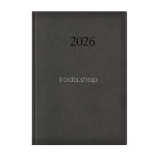 TOPTIMER Naptár, tervező, A4, napi, TOPTIMER "Wide", fekete határidőnapló