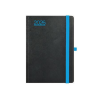 TOPTIMER Naptár, tervező, A5, heti, TOPTIMER, Nero, fekete-kék (NKN015KU)
