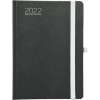 TOPTIMER Naptár, tervező, a5, heti, toptimer, "nero", fekete-szürke