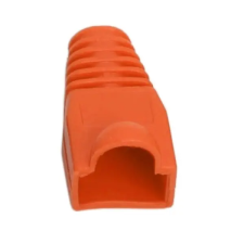  Törésgátló RJ45 csatlakozóhoz (05230NA-100), narancssárga, 100db/csomag kábel és adapter