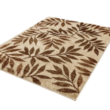  Torino Szőnyeg 5128 – Bézs, Levél Mintás Szőnyeg 80 x 150 cm lakástextília