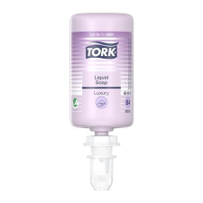 Tork Folyékony szappan, 1 l, S4 rendszer, TORK &quot;Luxus Soft&quot;, lila tisztító- és takarítószer, higiénia
