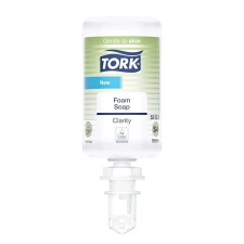 Tork Habszappan, 1 l, S4 rendszer, TORK "Clarity", illatmentes - KHH740 (520201) tisztító- és takarítószer, higiénia