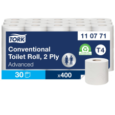 Tork kistekercses toalettpapír T4 Advanced, fehér, 2 rétegű, 9,7x ,12,4 cm, 49,6 m SCA110771 higiéniai papíráru