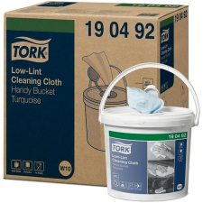 Tork Low-Lint, 200 lap, 30 × 16,5 cm, 60 m, 1 rétegű, türkiz, vödörben, W10 takarító és háztartási eszköz
