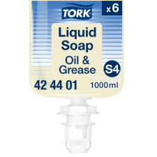 Tork olaj- és zsíroldó folyékony szappan, S4 átlátszó, 1 liter SCA424401 tisztító- és takarítószer, higiénia