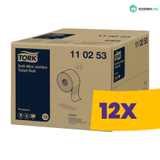 Tork Soft Mini Jumbo Prémium toalettpapír 19cm átm. - 110253 (Karton - 12 tek) higiéniai papíráru