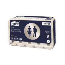 Tork Toalettpapír, T4 rendszer, 3 rétegû, 32 m, TORK "Soft", fehér higiéniai papíráru