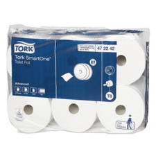Tork Toalettpapír TORK SmartOne T8 20cm 2 rétegű fehér higiéniai papíráru