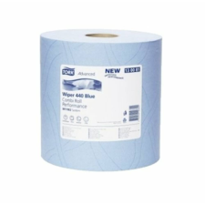 Tork Törlőpapír, tekercses, 26,2 cm átmérő, W2 rendszer, 3 rétegű, TORK Ipari nagy teljesítményű, kék (KHH361) higiéniai papíráru