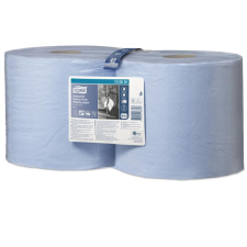  TORK Törlőpapír, tekercses, 26,2 cm átmérő, W2 rendszer, 3 rétegű, TORK &quot;Ipari nagy teljesítményű&quot;, kék higiéniai papíráru