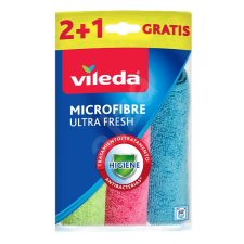 Törlőkendő VILEDA Ultrafresh mikroszálas 30x30 3db takarító és háztartási eszköz