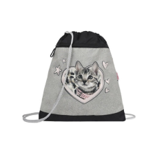  Tornazsák lányos, 336-91, Belmil, cicás, szürke tornazsák