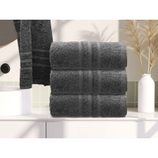  Törölköző Classic 50 x 100 cm sötétszürke, 100% pamut lakástextília