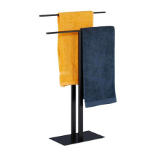 Törölközőtartó T-Design fekete 82x50x19 cm 10031361 fürdőszoba kiegészítő