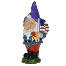  Törpe zászlóval poly M8cm dekorációs kellék